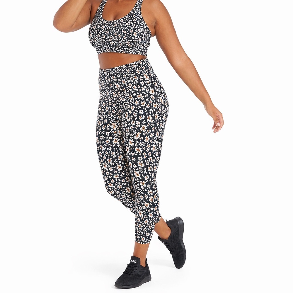 Summersalt XL Do-It-All High Rise 7/8 Leggings 0705 Bloom Sea Urchin Floral